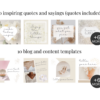 Social Media Canva Templates | Natural Elegance Collection