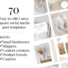 Social Media Canva Templates | Natural Elegance Collection