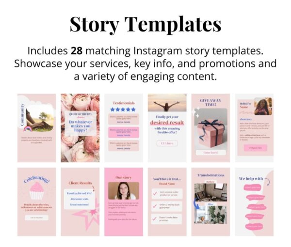 Love My Biz | Instagram Coaching Templates Kit - Image 5