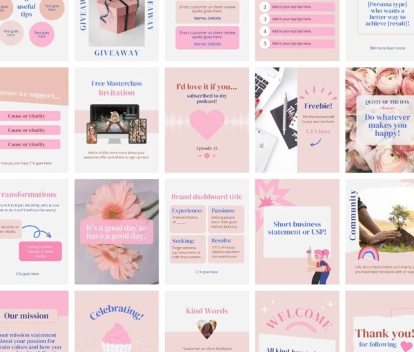 Love My Biz | Instagram Coaching Templates Kit - Image 8