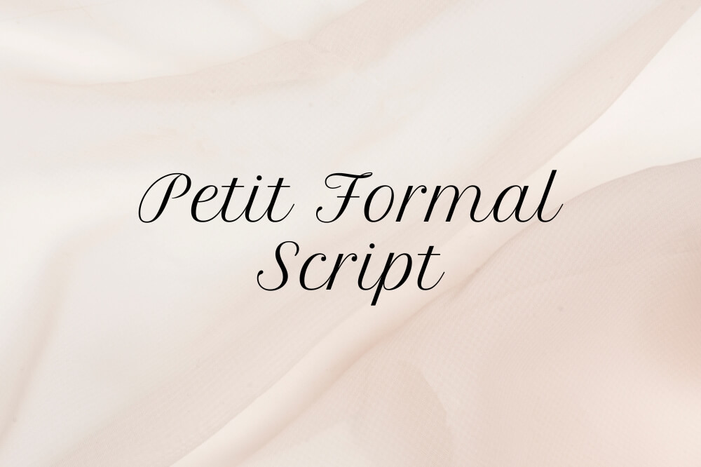 Petit Formal Script example