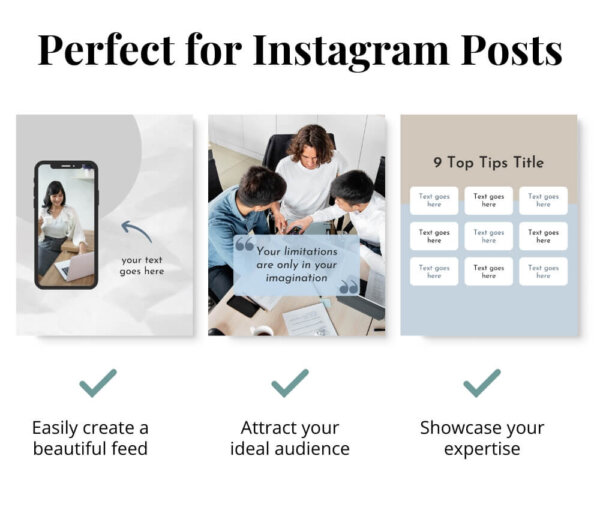 perfect for Instagram feed posts