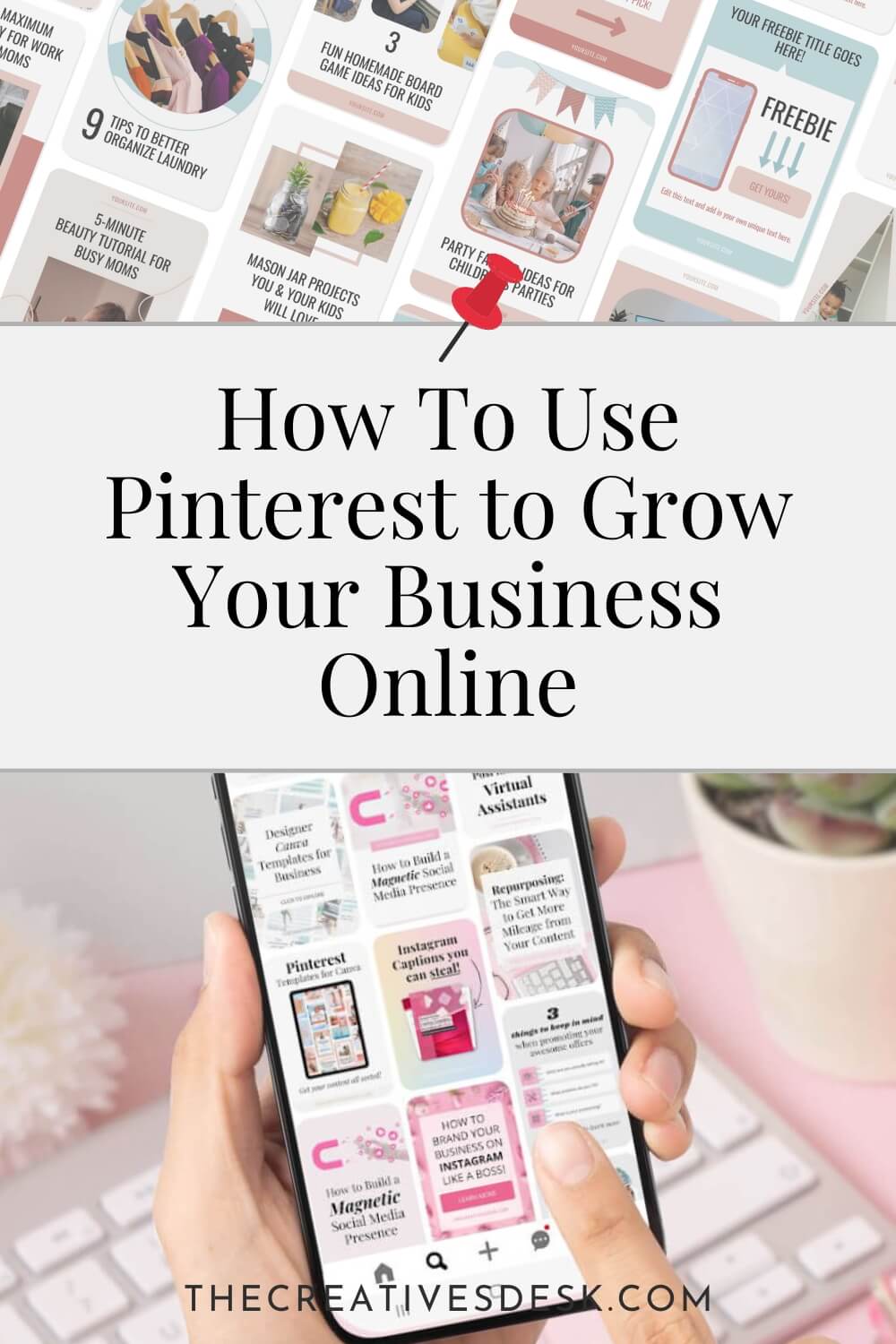 Pinterest title pin graphic